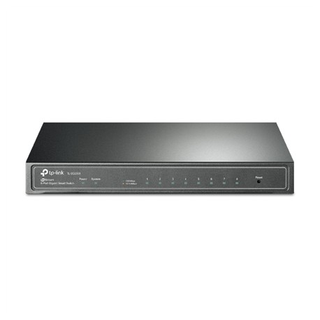 TP-LINK | JetStream 8-Port Gigabit Smart Switch | TL-SG2008P | Web Managed | Desktop | 1 Gbps (RJ-45) ports quantity | SFP ports