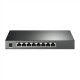 TP-LINK | JetStream 8-Port Gigabit Smart Switch | TL-SG2008P | Web Managed | Desktop | 1 Gbps (RJ-45) ports quantity | SFP ports