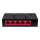 Mercusys | Switch | MS105G | Unmanaged | Desktop | 10/100 Mbps (RJ-45) ports quantity | 1 Gbps (RJ-45) ports quantity | SFP port