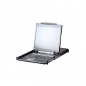 Aten | KVM over IP Switch with Daisy-Chain Port and USB Peripheral Support | 8-Port PS/2-USB VGA 19" LCD KVM
