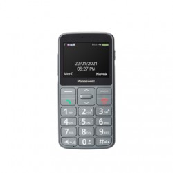Panasonic | KX-TU160 | Easy Use Mobile Phone | Grey | 2.4 " | TFT-LCD | 240 x 320 | MB | MB | Bluetooth | USB version USB-C | Bu