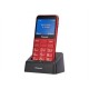 Panasonic | KX-TU155EXBN | Red | 2.4 " | TFT-LCD | MB | microSD/microSDHC MB | Bluetooth | USB version micro USB | Built-in came