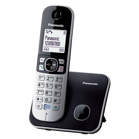 Panasonic | Cordless phone | KX-TG6811FXM | Built-in display | Caller ID | Metallic Grey