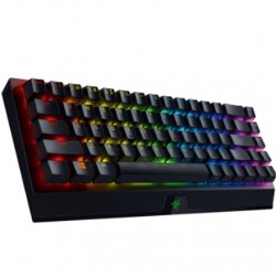 Razer | BlackWidow V3 Mini HyperSpeed | Mechanical Gaming Keyboard | RGB LED light | US | Wireless | Black | Bluetooth | Yellow 