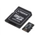 Kingston | UHS-I | 16 GB | microSDHC/SDXC Industrial Card | Flash memory class Class 10, UHS-I, U3, V30, A1 | SD Adapter