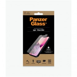 PanzerGlass | Clear Screen Protector | Apple | iPhone 13 Mini | Tempered glass | Antibacterial glass Resistant to scratches and 