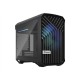 Fractal Design | Torrent Nano RGB TG Light Tint | Side window | Black | Power supply included | ATX