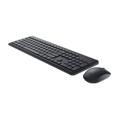 Dell | Keyboard and Mouse | KM3322W | Keyboard and Mouse Set | Wireless | Batteries included | US | Black | Wireless connection
