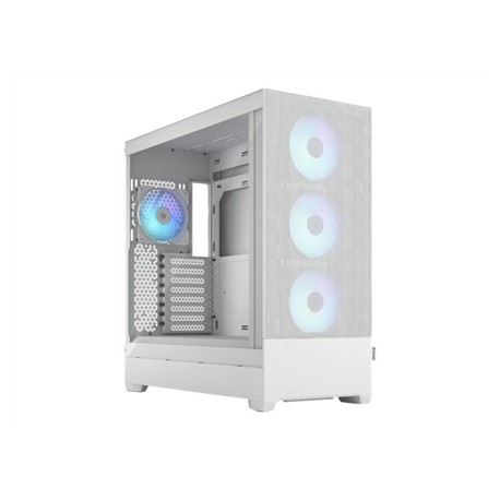 Fractal Design | Pop XL Air RGB | Side window | White TG Clear Tint | E-ATX up to 280 mm, ATX , mATX, Mini ITX | Power supply in