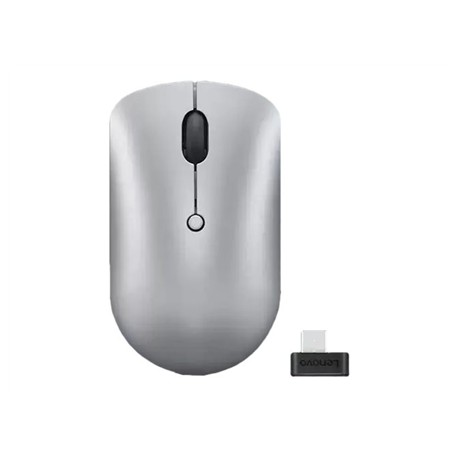 Lenovo | Wireless Compact Mouse | 540 | Red optical sensor | Wireless | 2.4G Wireless via USB-C receiver | Cloud Grey | 1 year(s