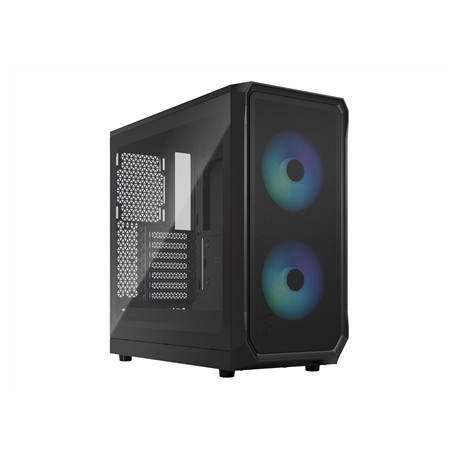 Fractal Design | Focus 2 | Side window | RGB Black TG Clear Tint | Midi Tower | Power supply included No | ATX