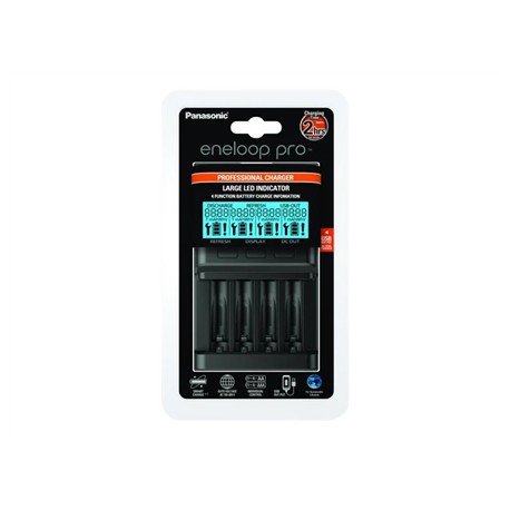 Panasonic | ENELOOP Pro BQ-CC65E | Battery Charger | AA/AAA