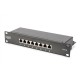 Digitus 10" Network Set, 6U cabinet, shelf, PDU, 8-port switch, CAT 6 patch panel, Grey Digitus | Network Set | DN-10-SET-1 | Th