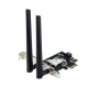 Asus | Wi-Fi Adapter, Tri-Band, Wi-Fi 6E Adapter | PCE-AXE5400 | 802.11ax | 574/2402/2042 Mbit/s | Mbit/s | Ethernet LAN (RJ-45)