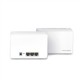 Mercusys | AX3000 Whole Home Mesh WiFi 6 System with PoE | Halo H80X (2-Pack) | 802.11ax | 574+2402 Mbit/s | 10/100/1000 Mbit/s 