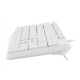 Natec | Keyboard | Nautilus NKL-1951 | Keyboard | Wired | US | White | USB Type-A | 390 g