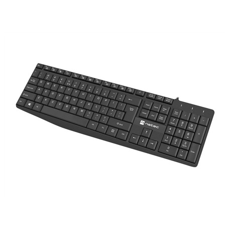 Natec | Keyboard | Nautilus NKL-1950 | Keyboard | Wired | US | Black | USB Type-A | 390 g