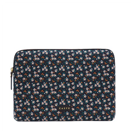 Casyx | Fits up to size 13 ”/14 " | Casyx for MacBook | SLVS-000013 | Sleeve | Midnight Garden | Waterproof