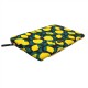 Casyx | Fits up to size 13 ”/14 " | Casyx for MacBook | SLVS-000002 | Sleeve | Midnight Lemons | Waterproof