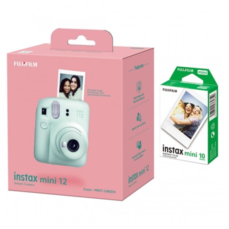 Fujifilm | MP | x | Mint Green | 800 | Instax Mini 12 Camera + Instax Mini Glossy (10pl)