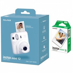Fujifilm | MP | x | Caly White | 800 | Instax Mini 12 Camera + Instax Mini Glossy (10pl)