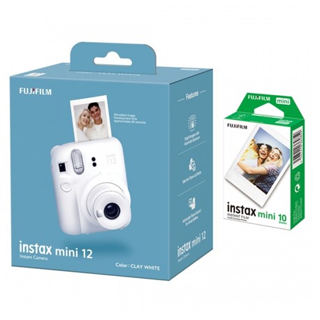 Fujifilm | MP | x | Caly White | 800 | Instax Mini 12 Camera + Instax Mini Glossy (10pl)