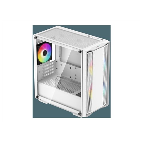 Deepcool | ARGB Micro-ATX CASE | CC360 | White | Mini-ITX / Micro-ATX | Power supply included No | ATX PS2 （maximum length: 160m