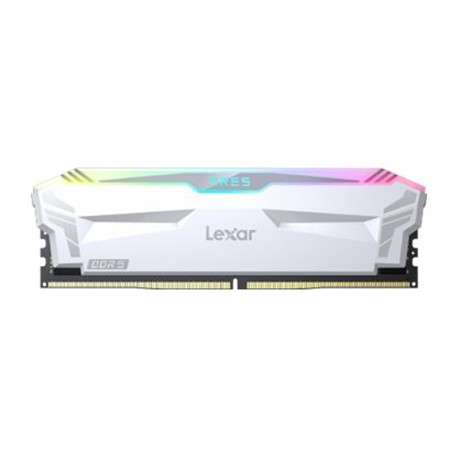 Lexar 2x16GB ARES RGB DDR5-6400 Desktop Memory, White color Lexar