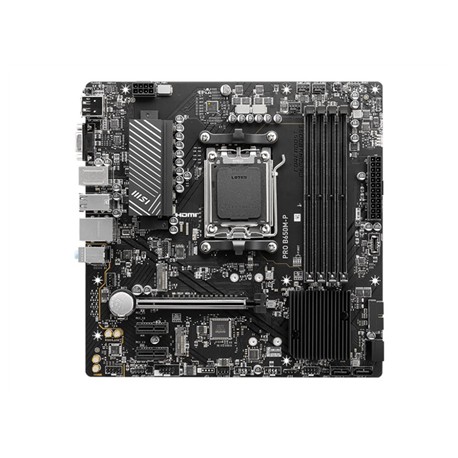 MSI | PRO B650M-P | Processor family AMD | Processor socket AM5 | DDR5 | Memory slots 4 | Supported hard disk drive interfaces S