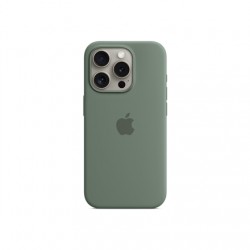 Apple iPhone 15 Pro Silicone Case with MagSafe - Cypress Apple