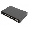 Digitus | 24 Port Fast Ethernet PoE Switch | DN-95356 | Unmanaged | Rackmountable | 10/100 Mbps (RJ-45) ports quantity 24