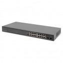Digitus | 16 Port Gigabit PoE Switch | DN-95347-1 | Unmanaged | Rackmountable | SFP ports quantity 2