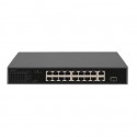 Digitus | 16 Port Fast Ethernet PoE Switch | DN-95355 | Unmanaged | Rackmountable | 10/100 Mbps (RJ-45) ports quantity 16 | SFP 