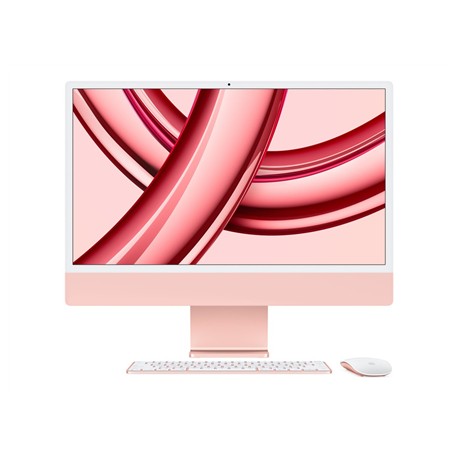 Apple iMac 24” 4.5K Retina, Apple M3 8C CPU, 10C GPU/8GB/256GB SSD/Pink/INT Apple