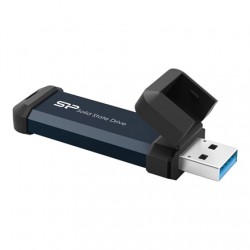 Silicon Power | Portable External SSD | MS60 | 500 GB | N/A " | Type-A USB 3.2 Gen 2 | Blue