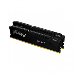 Kingston Fury Beast 64GB DDR5, 6000 MHz, CL36, 288-Pin, DIMM Kit (32GB x 2) Kingston