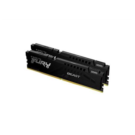 Kingston Fury Beast 64GB DDR5, 5600 MHz, CL40, 288-Pin, DIMM Kit (32GB x 2) Kingston