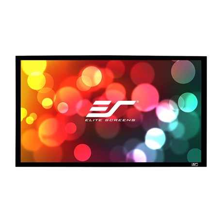 Elite Screens ER135WH1 Sable Fixed Frame HDTV Projection Screen