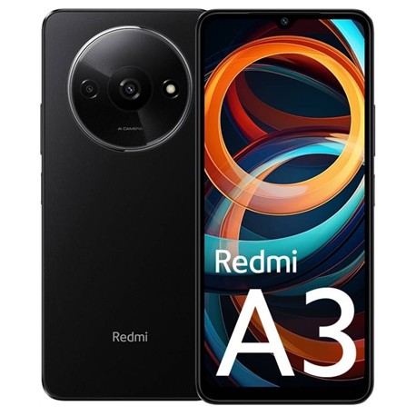 Redmi | A3 | Redmi A3 (Midnight Black) Dual SIM 6.71" IPS LCD 720x1600/2.2GHz&1.6GHz/64GB/3GB RAM/Android 14/microSDXC/WiFi,BT,4