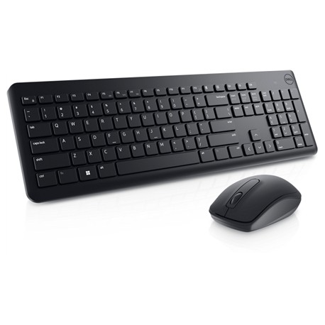 Dell | Keyboard and Mouse | KM3322W | Keyboard and Mouse Set | Wireless | Batteries included | LT | Black | Wireless connection
