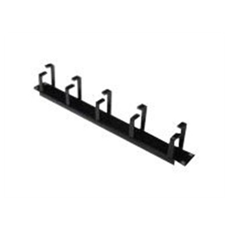 Digitus | Cable Management Panel | DN-97602 | Black | 5x cable management ring (HxD: 40x60 mm). The Cable Management Panel is ge