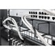 Digitus | Cable Management Panel | DN-97602 | Black | 5x cable management ring (HxD: 40x60 mm). The Cable Management Panel is ge