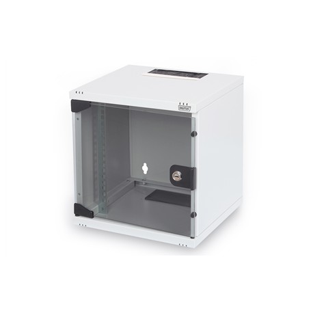Digitus | 6U Wall Mounting Cabinet | DN-10-05U-1 | Grey | Safety class rating IP20 200° door opening angle Lockable safety-glass