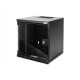 Digitus | Wall Mounting Cabinet | DN-10-06U-B | Black | IP protection class: IP20 Front door: Glass door, single opening Cabinet