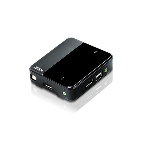 Aten 2-Port USB DisplayPort/Audio KVM Switch (4K UHD Supported) Aten 2-Port USB DisplayPort/Audio KVM Switch (4K Supported and C