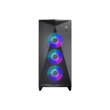 MSI MPG GUNGNIR 300R AIRFLO MSI | PC Case | MPG GUNGNIR 300R AIRFLOW | Side window | Black | Mid-Tower | Power supply included N