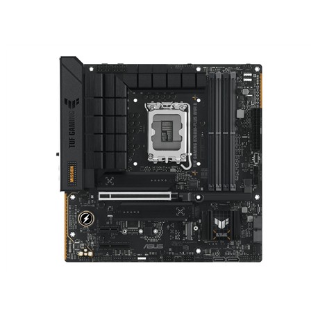ASUS TUF GAMING B760M-PLUS WIFI II | Processor family Intel B760 | Processor socket 1 x LGA1700 Socket | 4 DIMM slots - DDR5, no