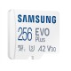 Samsung | MicroSD Card | EVO Plus | 256 GB | microSDXC Memory Card | Flash memory class U3, V30, A2