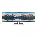 Philips | SuperWide curved LCD display | 499P9H/00 | 48.8 " | VA | Dual QHD | 32:9 | 5 ms | 450 cd/m² | Black | Headphone out | 